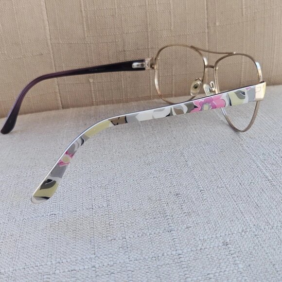Vera Bradley Women Eyeglasses Sunglasses Frame Gold Tone VB ADRIAN Glasses - Picture 5 of 13